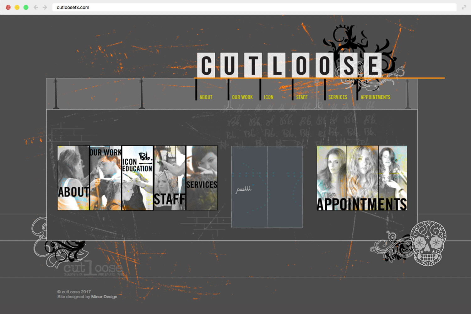 Cutloose Salon Website